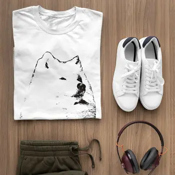 Pes Samoyed T Shirt Samoyed T-Majica Bombaž Natisniti Tee Majica Kratek Rokav Plus velikost Mens Super Tshirt