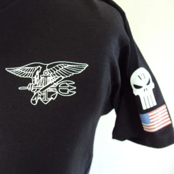 US NAVY SEAL majica s kratkimi rokavi Moški POSEBNE enote AMERIŠKIH marincev CORP EKIPE SEAL 6 priložnostne tee bombaž Velikost ZDA