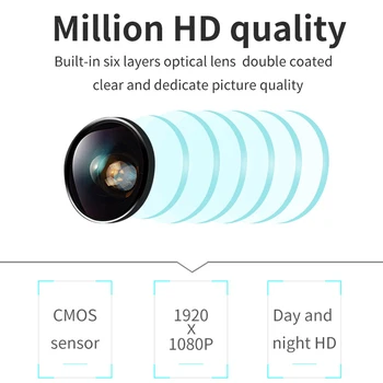 1080P HD Vroče Povezavo Oddaljenih nadzorna Kamera Snemalnik WIFI Omrežij Fotoaparat KQS8