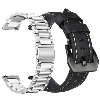 Pravega Usnja Watchband Hitro Sprostitev za Dizelske DZ Fosilnih DW CK Timex Armani Watch Trak Zapestni Pašček 20 mm 22 mm