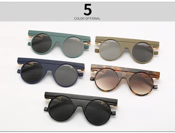 2020 Moda prihodnosti koncept BL0014 stil sodobne Ženske sončna očala vintage ravno krog blagovno znamko design sončna Očala sončna očala UV400