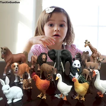 Simulacija živali plastične težko model,otrokove Kognitivne Igrača domače Scene Dekoracijo otroška igrača darilo s1229