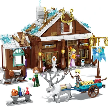 Gradniki Združljiv lepining Prijatelji & Disneye film Frozeninglys sy1430 Trgovina z Živili Opeke otroci igrače za otroke