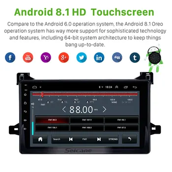 Seicane 9 inch Android 8.1 avto Radio, gps Stereo Enoto Igralec za leto 2016 Toyota Prius podporo WIFI Bluetooth DVR Rearview fotoaparat