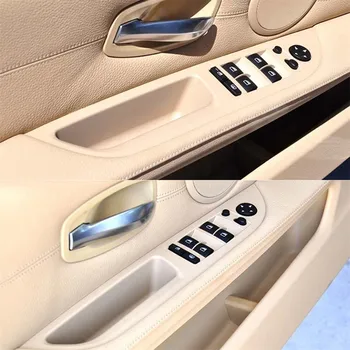 Visoko kakovostne Avto Notranja Vrata Plošča Ročico Potegnite Trim Kritje Za BMW E70 X5 E71 X6 E72 SAV Avto Dodatki
