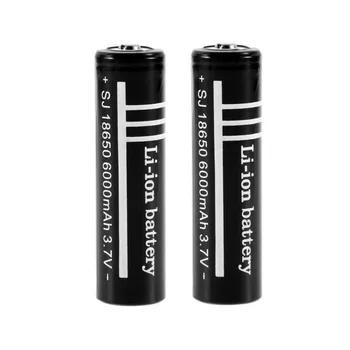 10Pcs/veliko Visoko Kakovostnih Li Litij-ionska Polnilna Baterija 18650 Baterije 3,7 V 6000mAh za Svetilko, Baklo Brezplačna dostava