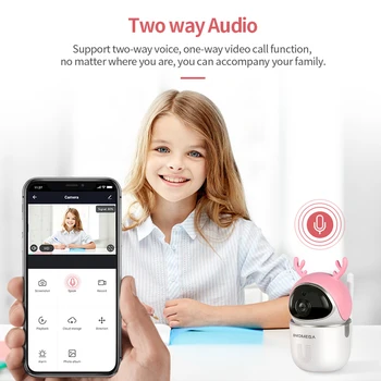 INQMEGA 4MP IP Kamera, WIFI Auto Tracking Doma nadzorna Kamera Home Security Brezžično WiFi Omrežje CCTV Kamere Baby Monitor