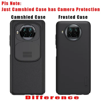 NILLKIN Fotoaparat Varstvo Primeru za Xiaomi Mi 10T Pro Lite 5G primeru Potisnite Zaščito CamShield Hrbtni pokrovček mi10t Mi 10T Pro 5G primerih