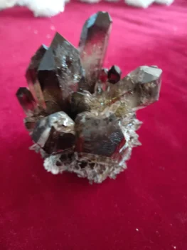 Vroče Reiki Energije Quartz Gruče Naravnih Cairngorm Kristali Cvetje Dimljen Quartz Gruče Zdravljenje