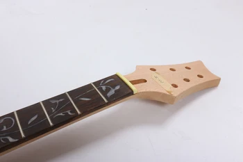 24 fret mahagoni made in palisander fingerboard 24.75 palec 1 kos Električno Kitaro, Vrat iz Masivnega lesa