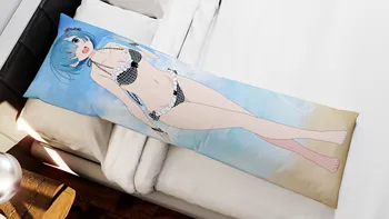Anime Dakimakura Re:Nič Rem Ram Emilia 2Way 160 cm x 50 cm Seksi Japonskih Manga Telo Objem Vzglavnik Waifu Darilo za OTAKU
