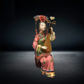 Kitajski Slog Ustvarjalne Lepe Ženske Umetnosti Kiparstvo Klasična Lady Kip Handcraft Keramične Obrti Doma Dekoracijo R4150