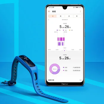 Original Huawei Honor 4 Izvaja Različica Smart Manšeta Čevlja-Sponke Zemljišč Vpliv Strokovno Svetovanje Spanja Snap
