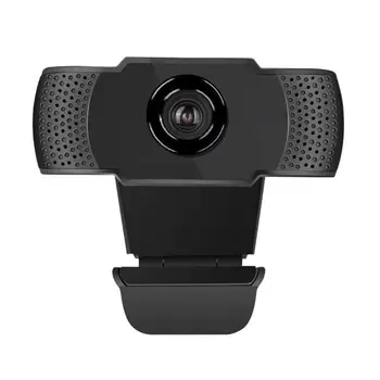 USB Webcam 1080P Spletna Kamera Webcam za Namizni Računalnik Prenosni računalnik Vgrajen Stereo Mikrofon, Računalnik, Fotoaparat