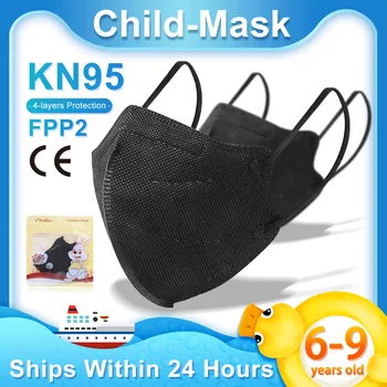 6-9 Stare KN95 FFP2mask Otroci Mascarillas FFP2reutilizable FPP2 Niños Masko Enfant KN95 Protictive Masko za Otroke FFP2 Negras