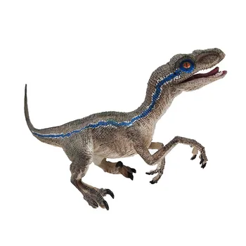 Modra Velociraptor Dinozaver Akcijska Figura Živali Model Igrača Zbiralec Dinozaver lutka Dinozaver Model Akcijski in Igrače Številke Modela Darilo