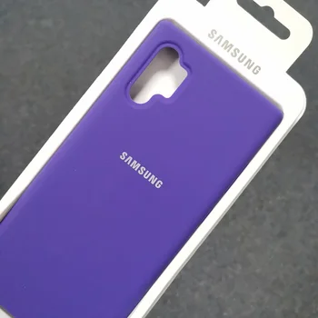 Samsung Note10 Plus Svilnato Mehko Tekoče Silikona Kritje Ofiice Izvirni Slog Primeru Za Galaxy N10+ Note10 + Z Box