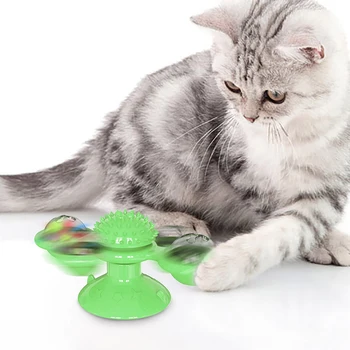 Hišne Mačke Igrače Zavrtelo Puzzle Usposabljanje Gramofon Dobave Vetrnica Žogo Vrsto Interaktivnih Na Mucek Igra Mačka Supplies158x74mm #15