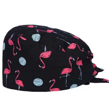 Viaoli Flamingo Živali, Risanke Cvetje tiskanje nastavljiv Grmišča skp lepoto pet shop spa enotno klobuk kozmetični salon Piling Skp