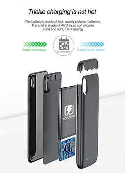 Leioua 3100 mAh Za iPhone6 6S 7 8 Polnilnik Primeru polnjenje Pametne Moči Banke Za iPhone 6 6S 7 8plus Baterije Primeru