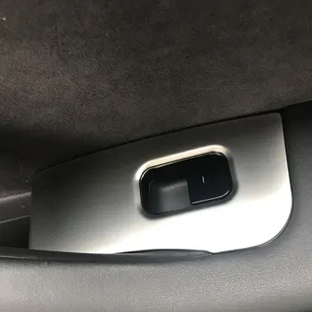 Za Tesla Model 3 2017-2020 Avtomobilska Vrata, iz nerjavečega jekla Armrest okno dvigalo gumb stikala kritje Nalepke Iver Barve