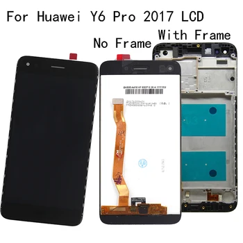 Original LCD Za Huawei Y6 Pro 2017 LCD-Zaslon, zaslon na dotik, računalnike Zbora Za SLA-L02 SLA-L22 SLA-TL00 LCD Telefon Deli kit