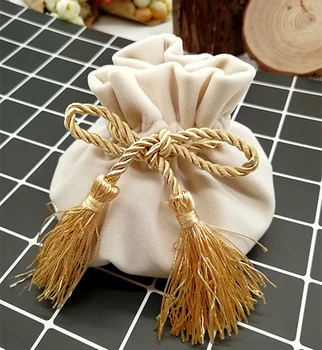 Kawaii 12x17cm žamet darilne vrečke z vrvico vrvico za zapiranje torbe darilni vrečki za nakit, poročni stvari stranka noge posode za shranjevanje