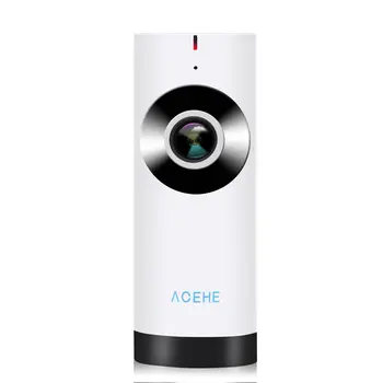 Acehe 720P HD Omrežne Varnostne Kamere Panoramski Mini Baby Monitor Brezžično Kamero Z Night Vision