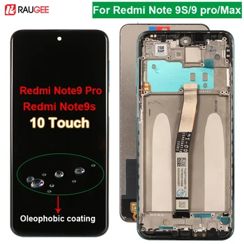 Zaslon Zamenjava Za Xiaomi Redmi Opomba 9 Pro LCD-Zaslon 10 Dotik, Računalnike Zaslon Za Redmi Opomba 9S /Note9 Pro Max Globalne