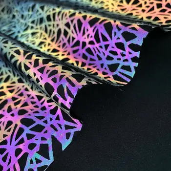 50 cm*150 cm Pisane reflektivni tkanine, Tiskane tkanine Svetlobna krpo Pisane Simfonični Noctilucent Geometrijske oblike na debelo