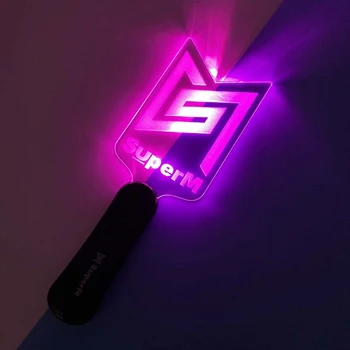 Kpop SuperM Luč Stick ročni Koncert Podporo Lightstick Moda K-pop SuperM Nočna Lučka za Ljubitelje Zbirka Darila