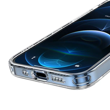 Hoco Luksuzni Pregleden Magnectic Primeru Telefon Za iPhone 12 11 Pro Max 12 Mini Shockproof Zaščitni ovitek Za iPhone X XS MAX XR