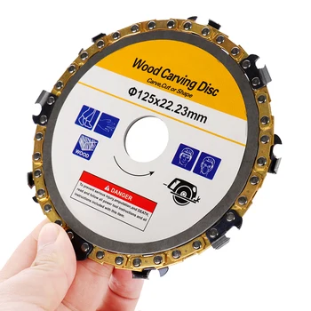 (125 mm) Mlinček Disk Kotni Brusilnik verižna Žaga Disk Rezilo Woodcarving Disk
