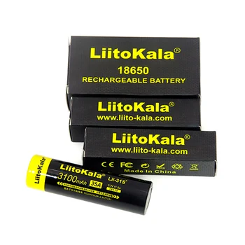 1-20PCS LiitoKala Lii-31S 18650 Baterijo 3,7 V Li-ion 3100mA 35A baterije Za visoko možganov naprave.