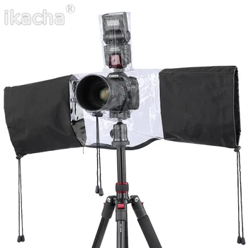 Nepremočljiva Fotoaparata Pokrov Anti-Prah Zaščitnik meteorne Vode Primeru Fotoaparat Dež Kritje, dežni Plašč, Črn za Canon 5D3 70 D 6D za Nikon