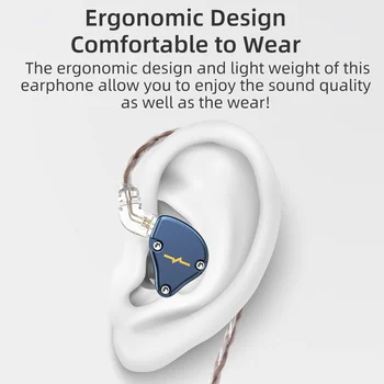 NICEHCK NX7 MK3 HIFI Kovinski Slušalke 4BA+Dual CNT Dinamično Piezoelektrični Hibridni Slušalka Zamenljive Facepanel IEM