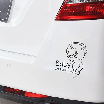 Avto Nalepka Baby On Board Potovanja Ime Otroka Nalepke Vinyl Avto Embalaža Pribor Izdelek Nalepke Za Dekoracijo Avtomobilov Dekor