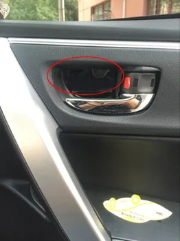 4pcs/nastavite Samodejno Notranje zadeve Ornamenti Vrata Notranjo Posodo Nalepke notranja Oprema za Toyota Corolla 2016 2017 B35