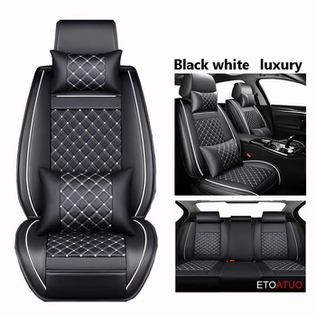 ETOATUO Univerzalno usnje Avto Sedeža kritje za Audi vsi modeli a3 8v a4 b6 b8 b9 c7 v5 a5 a6 c6 v7 v3 avto styling auto Blazine avto
