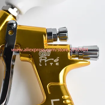 Visoke kakovosti profesionalni GTI pro lite zlati slikarstvo pištolo TE20/T110 1.3 mm šoba spray pištolo barve pištolo na vodni osnovi zraka spray pištolo