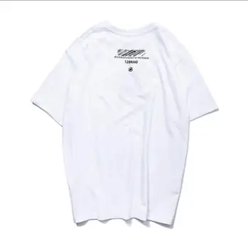 ZNG 2019 Nove T-shirt Moški Preprost Design Line Navzkrižno Tiskanja Bombaž T Srajce za Moške Prispetju Poletje Slog Kratkimi Rokavi Moški t-shirt