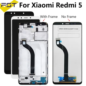720*1440 Za Xiaomi Redmi 5 5.7 palčni Zaslon LCD+Touch Screen Računalnike Zamenjava Montaža Z Okvirjem Za Xiaomi Redmi 5