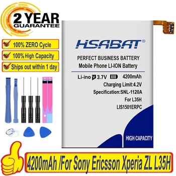 HSABAT 4200mAh LIS1501ERPC Baterija Za Sony Ericsson Xperia ZL L35H lt35i C6503 C6506 C6502 Baterije