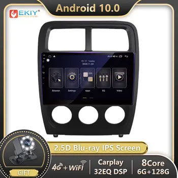 EKIY 6 G 128G Android 10 Autoradio Mutimedia Blu-ray 1280*720, IPS Zaslon Za Dodge Kalibra 2009-2011 Avto Radio-Navigacijski sistem GPS, BT