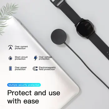 Univerzalni brezžični polnilec za Samsung Galaxy Watch 3 Pametno Gledati Opremo, USB Kabel za Polnjenje Hitro Polnjenje Adapter