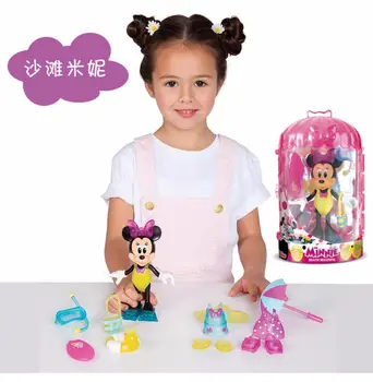 Original Disney Mickey Miške Minnie Lutka Klub Dekle Igrati Hiša Slika Igrača DIY Princesa Obleko Gor Otroci Rojstni dan Božično Darilo