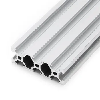 Trajno Srebro 2060 V Terminu Aluminija Iztiskanje 20x60mm Aluminij Profil Ekstrudiranje Okvir Za CNC Lasersko Graviranje Stroj