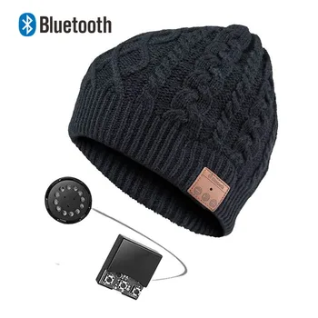 Najboljše Božično Darilo Brezžična tehnologija Bluetooth 4.2 Glasbe Klobuk, Kapa s Stereo Slušalke Slušalke Slušalke Zvočnik Mikrofon Podpira TF Kartice