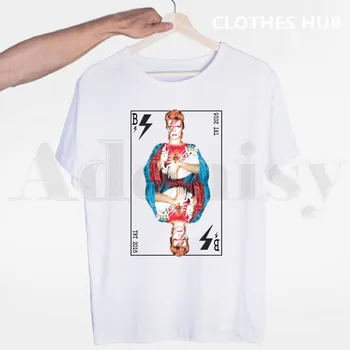 David Bowie Letnik BlackStar Tshirts Moški Modni Poletne majice Tshirt Vrh Tees Ulične Harajuku Smešno