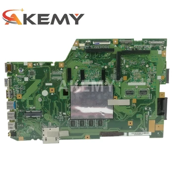Akemy X751NV original mainboard za ASUS X751N Prenosni računalnik z matično ploščo X751NV mainboard s 4 GB-RAM N3050 / N3060